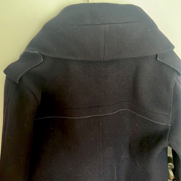 Derek Lam Oversized Wool Coat -Navy - Picture 10 of 11